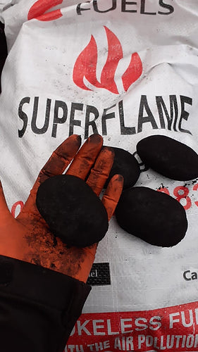 Superflame (Oval) Coal (1 Tonne) 50 x 20kg bags