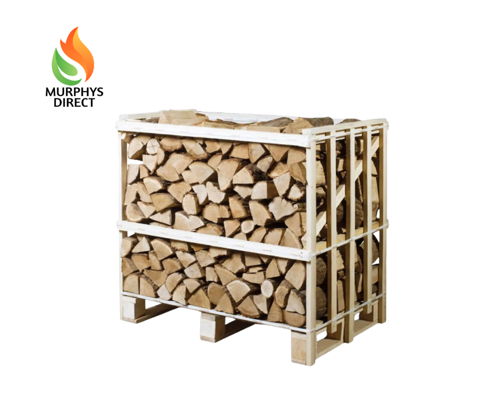 Kiln Dried Birch Log Crates 1m