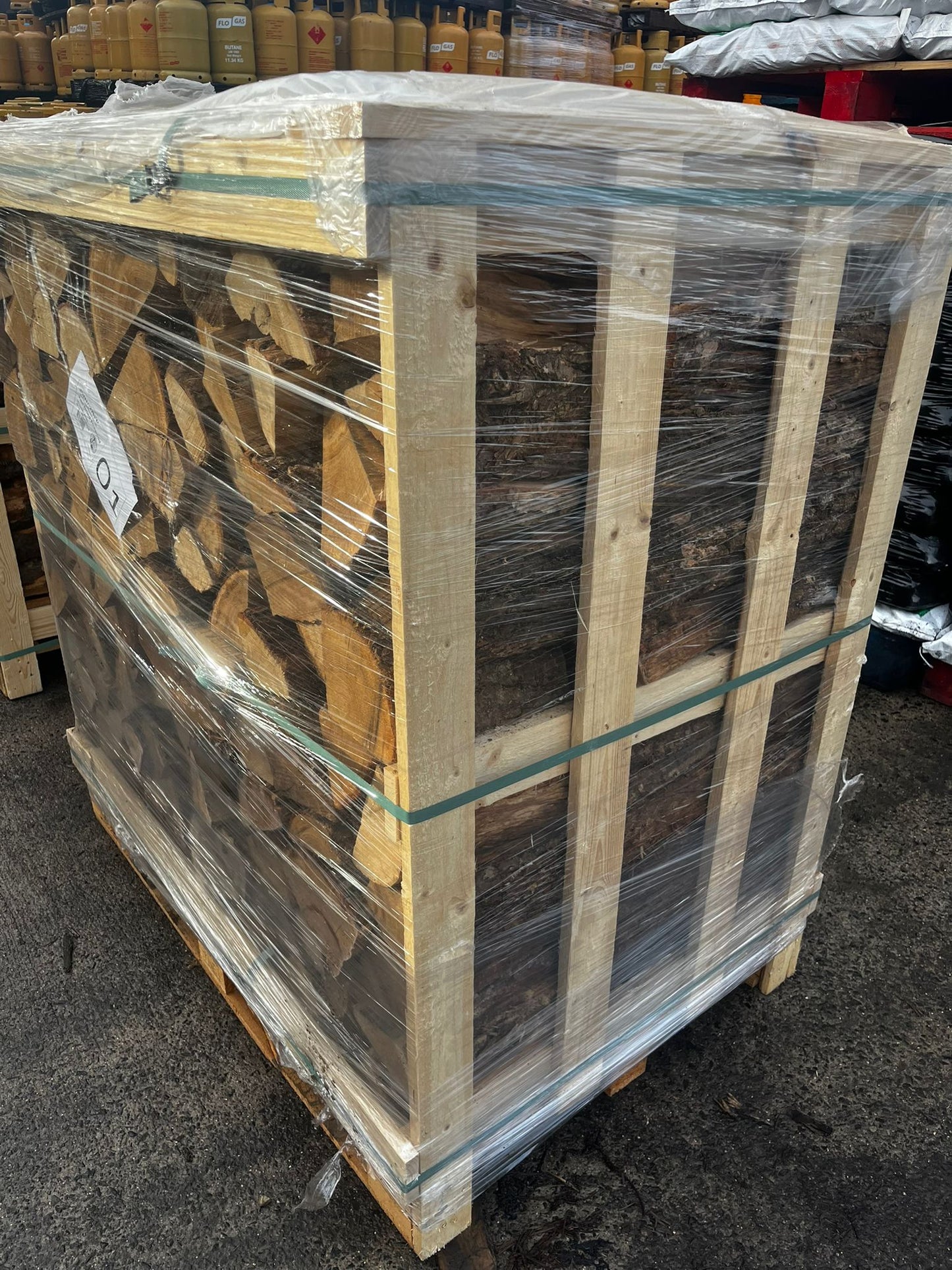 Kiln Dried Oak Log Crates 1m