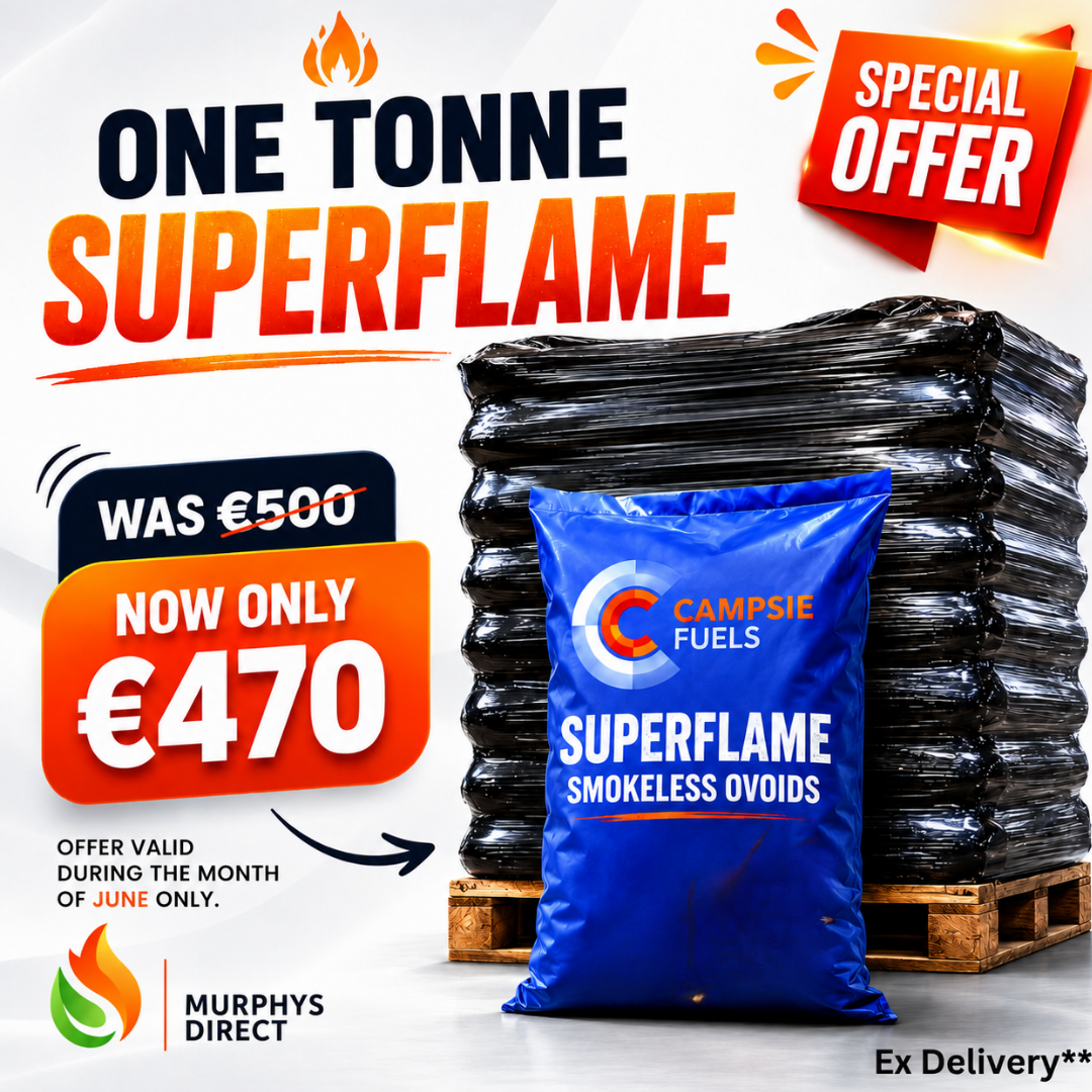 Superflame (Oval) Coal  (1 Tonne) 50 x 20kg bags
