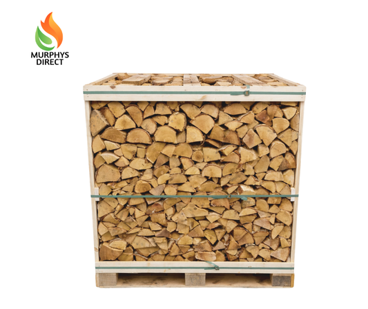 Kiln Dried Birch Log Crates 1m